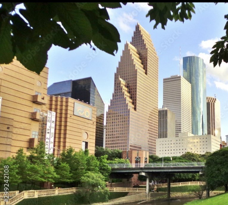 Houston skyline in daylight
